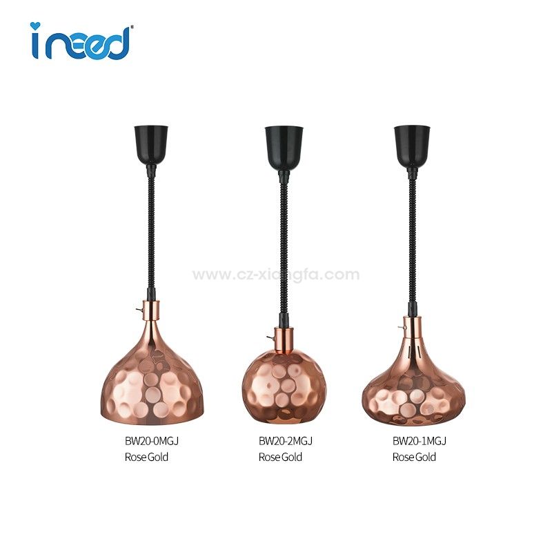 A Series-BW20 Retractable Cord Ceiling Mount Heat Lamp