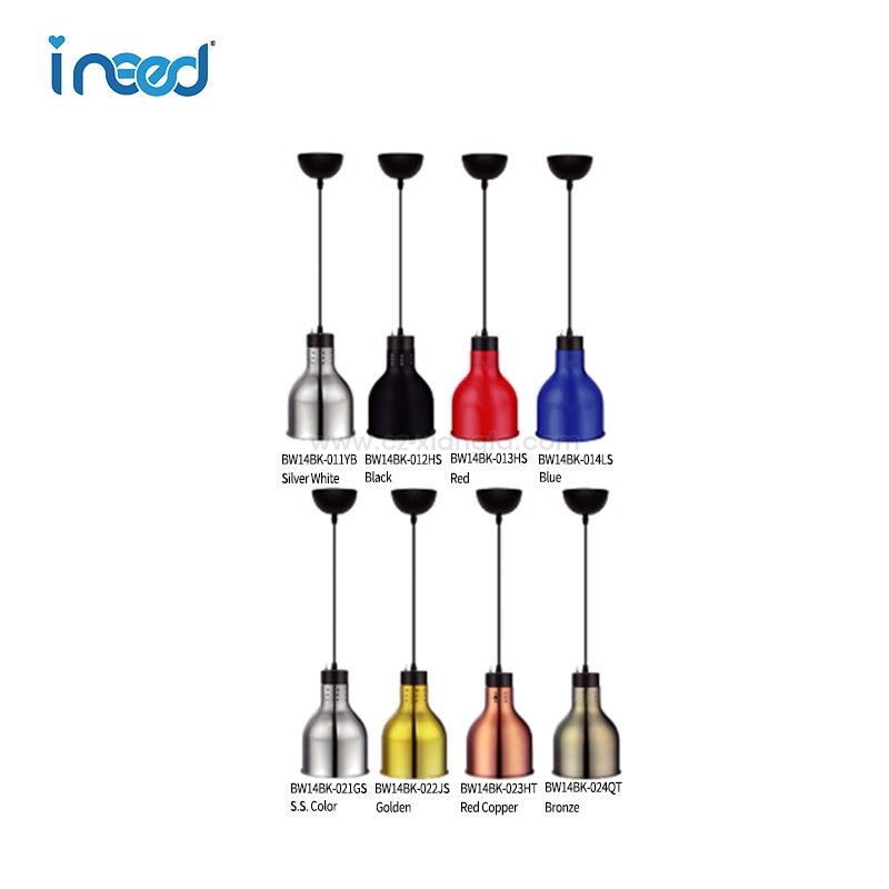 B Series-BW14BK Retractable Cord Ceiling Mount Heat Lamp