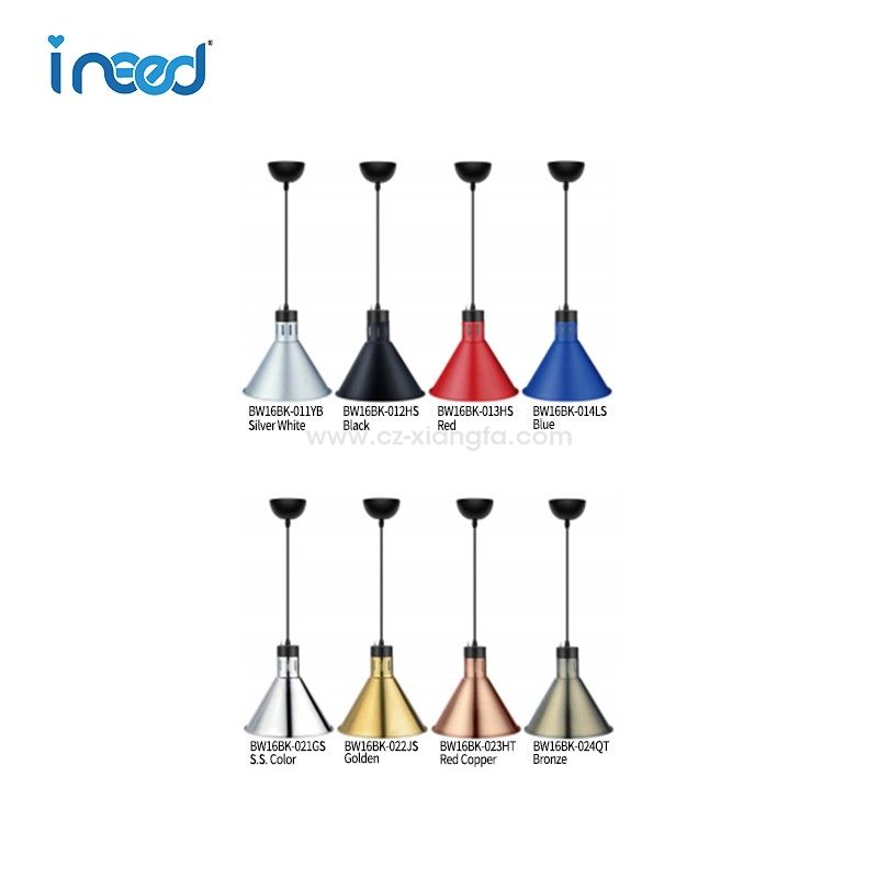 B Series-BW16BK Retractable Cord Ceiling Mount Heat Lamp