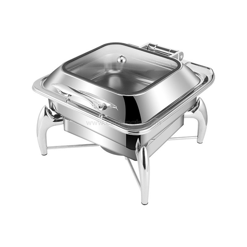 Square Chafing Dish with stand