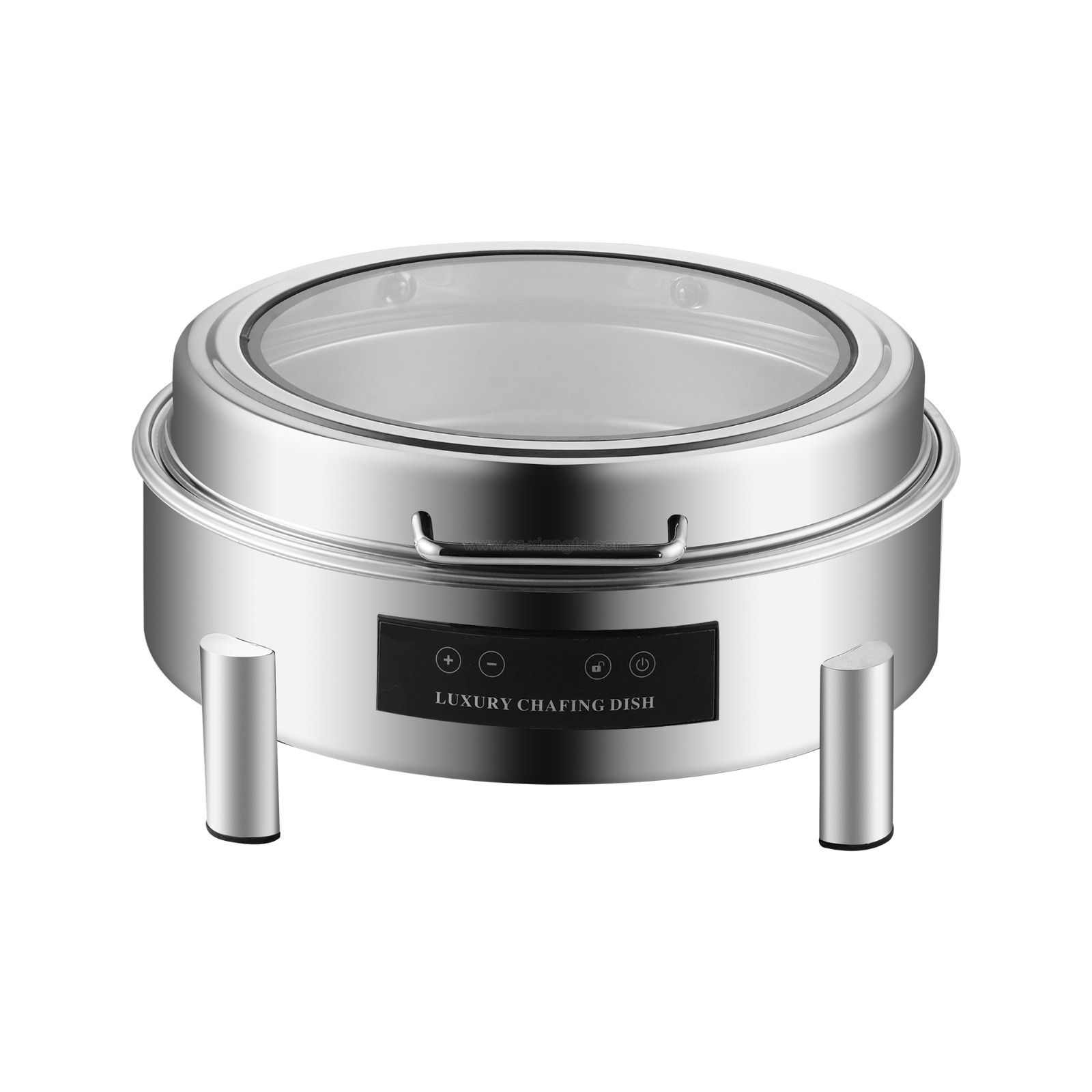 Round Chafing Dish with Intelligent Touch Screen