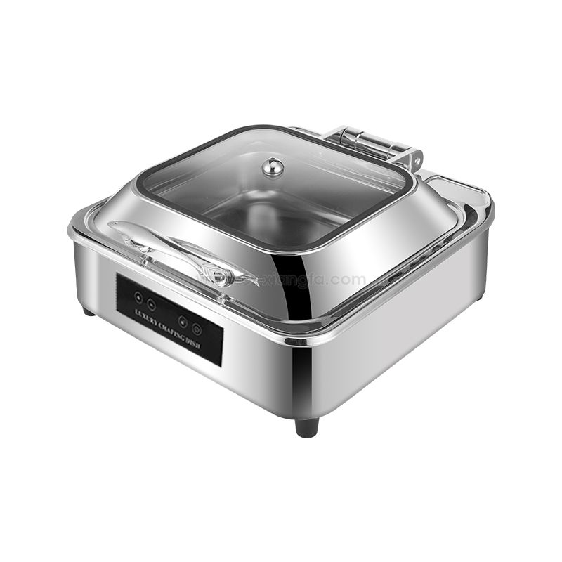 Square Chafing Dish with Intelligent Touch Screen