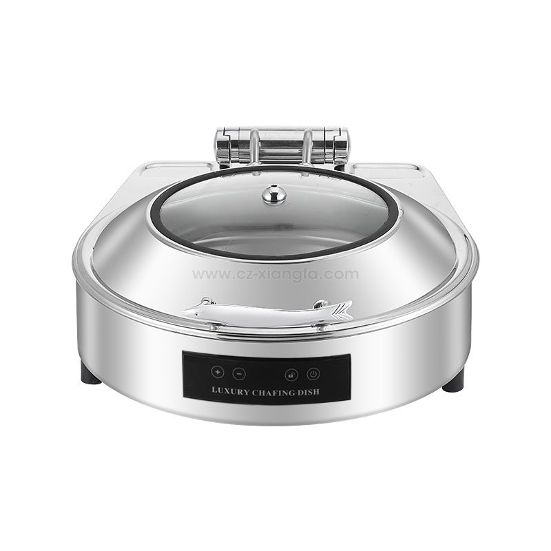 Round Chafing Dish with Intelligent Touch Screen